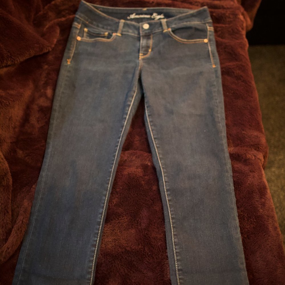 American Eagle Outfitters Crop Artist Jeans - 10